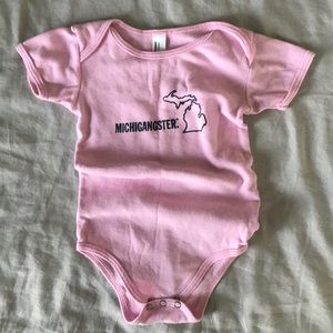 Michigan Awesome Michigangster Onesie